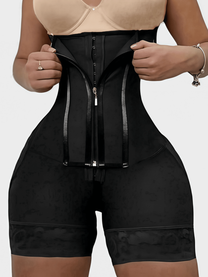 1 Pc Women Colombian High Waist Body Shaper Shorts ,Fajas Tummy Control Shapewear Bottoms,Leggings,Butt Lifter Thigh Slimming, Zipper Hip Enhancer ,High Compression Body Shaper Underwear,Suitable for Various Occasions 