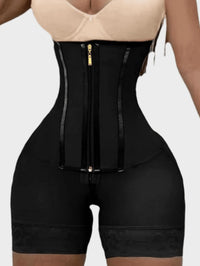 1 Pc Women Colombian High Waist Body Shaper Shorts ,Fajas Tummy Control Shapewear Bottoms,Leggings,Butt Lifter Thigh Slimming, Zipper Hip Enhancer ,High Compression Body Shaper Underwear,Suitable for Various Occasions ﻿