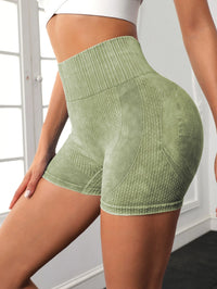 Easithlete Wide Waistband Sports Shortswomen Sweat Short, Gym Short, Biker Short