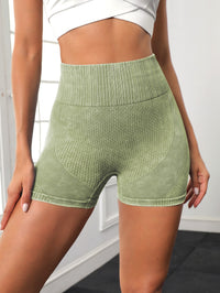 Easithlete Wide Waistband Sports Shortswomen Sweat Short, Gym Short, Biker Short