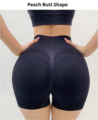 Seamless Yoga Shorts High Waist Workout Fitness Lift Peach Butt Fitness Tights Gym Running Body Shaper Pants Casual Sportswear