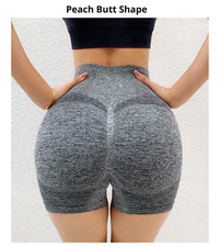 Seamless Yoga Shorts High Waist Workout Fitness Lift Peach Butt Fitness Tights Gym Running Body Shaper Pants Casual Sportswear