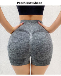 Seamless Yoga Shorts High Waist Workout Fitness Lift Peach Butt Fitness Tights Gym Running Body Shaper Pants Casual Sportswear